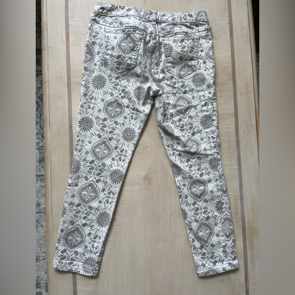 Free People Movement Geometric Print Ankle Jeans Size 29 Patterned - Picture 3 of 11